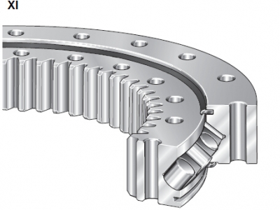  Перекрестный роликовый роторный подшипник INA XI/XSI (с внутренними зубьями)